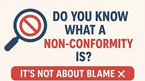 How do you raise Non-comformity Report in ISO standard