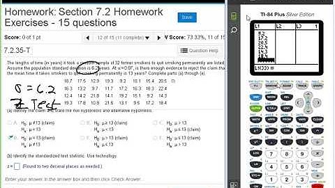 Dr  Swiersz Video Solving Section 7 2 Homework Exercise #12   20171024 Stats