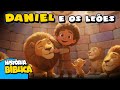 Daniel ficou cercado de leões 😨 mas algo milagroso aconteceu 🦁 | Uma história de fé para crianças