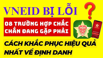 VNeID bị lỗi ? 08 Trường Hợp Chắc Chắn Bạn Đang Gặp Về Định Danh Điện Tử | Công dân số 4.0
