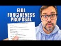 EIDL Forgiveness Proposal to Congress