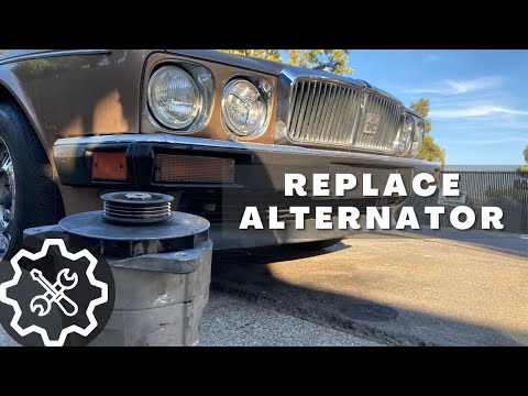 Jaguar Alternator Replacement (Jaguar XJ6/XJ40)