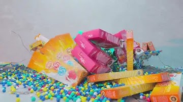 camera 02 Houdini Fx candy machine explosion , another camera angle