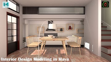Autodesk Maya | Interior Design Modeling | M#4 | part 1 of 2.