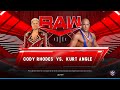 Wwe 2k23 pc  cody rhodes vs kurt angle 4k