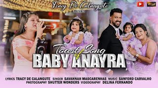 New Konkani Toast Song 2026 Anayras 1St Birthday Tracy De Calangute