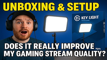 Elgato Key Light Unboxing & Setup – Does It Really Improve My Gaming Stream Quality? #elgato
