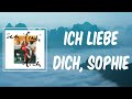 Capture de la vidéo Ich Liebe Dich, Sophie (Lyrics) - Dino Brandāo