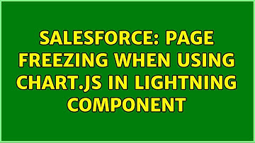 Salesforce: Page freezing when using Chart.js in Lightning Component