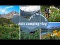 3 days solo hiking and camping in the San Juan Mountains| Getting sick| The reality of solo travel