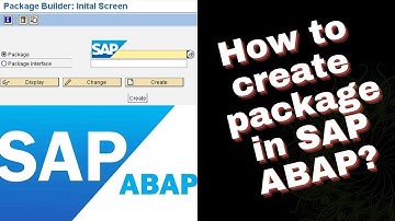 How to create package in SAP ABAP #sap #sapabap #howto