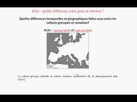 Vidéo: Différence Entre Rome Et La Grèce