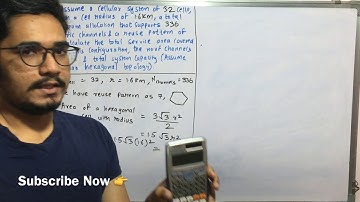 Wireless Technology | Frequency Reuse Pattern (Numerical)