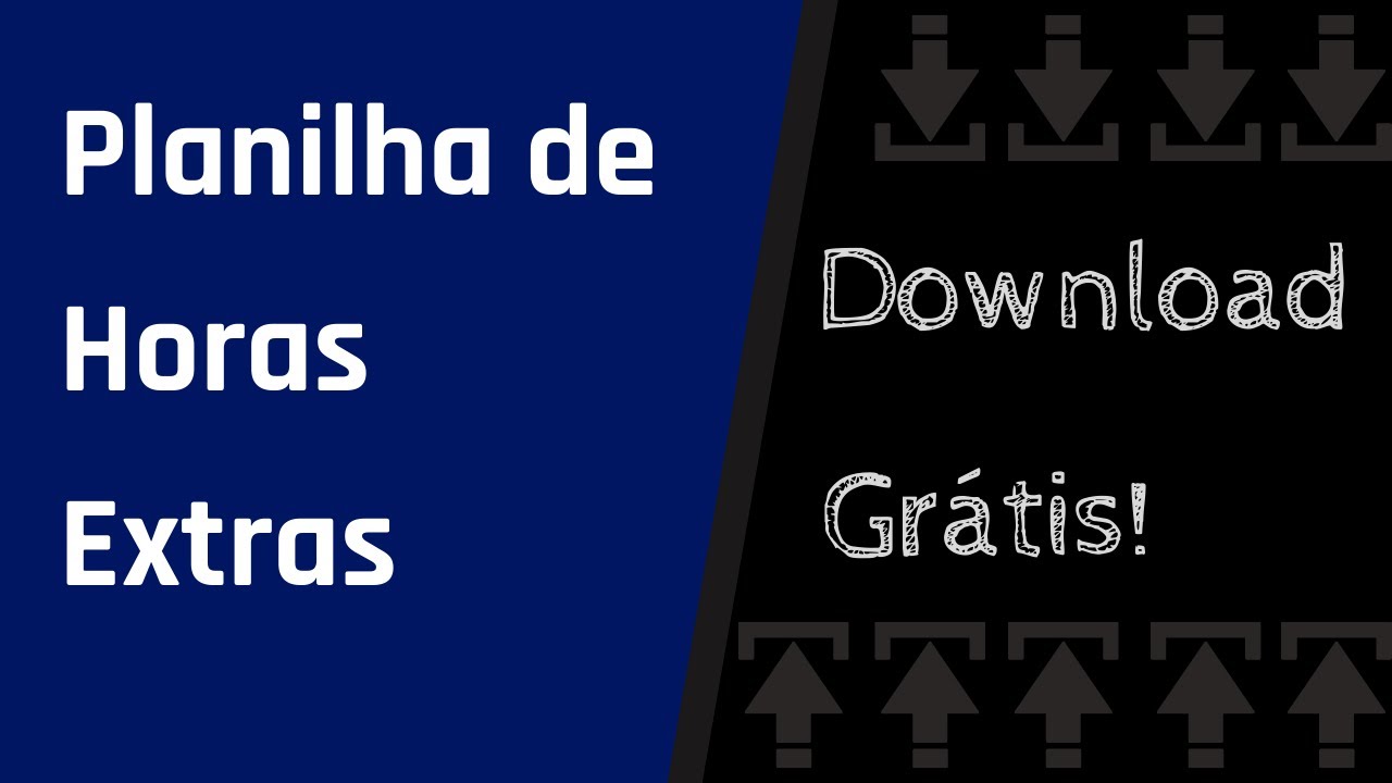 Planilha Controle de ponto e horas extras 2023 (Download Grátis) - YouTube