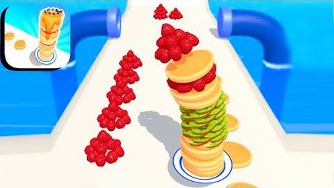 Pancake run | All levels gameplay android, IOS