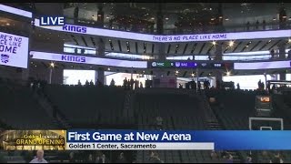 Kings Play First Home Game At Golden 1 Center