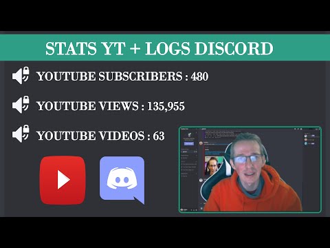 AFFICHER LES STATS YOUTUBE SUR DISCORD + LES LOGS DISCORD [BOT]