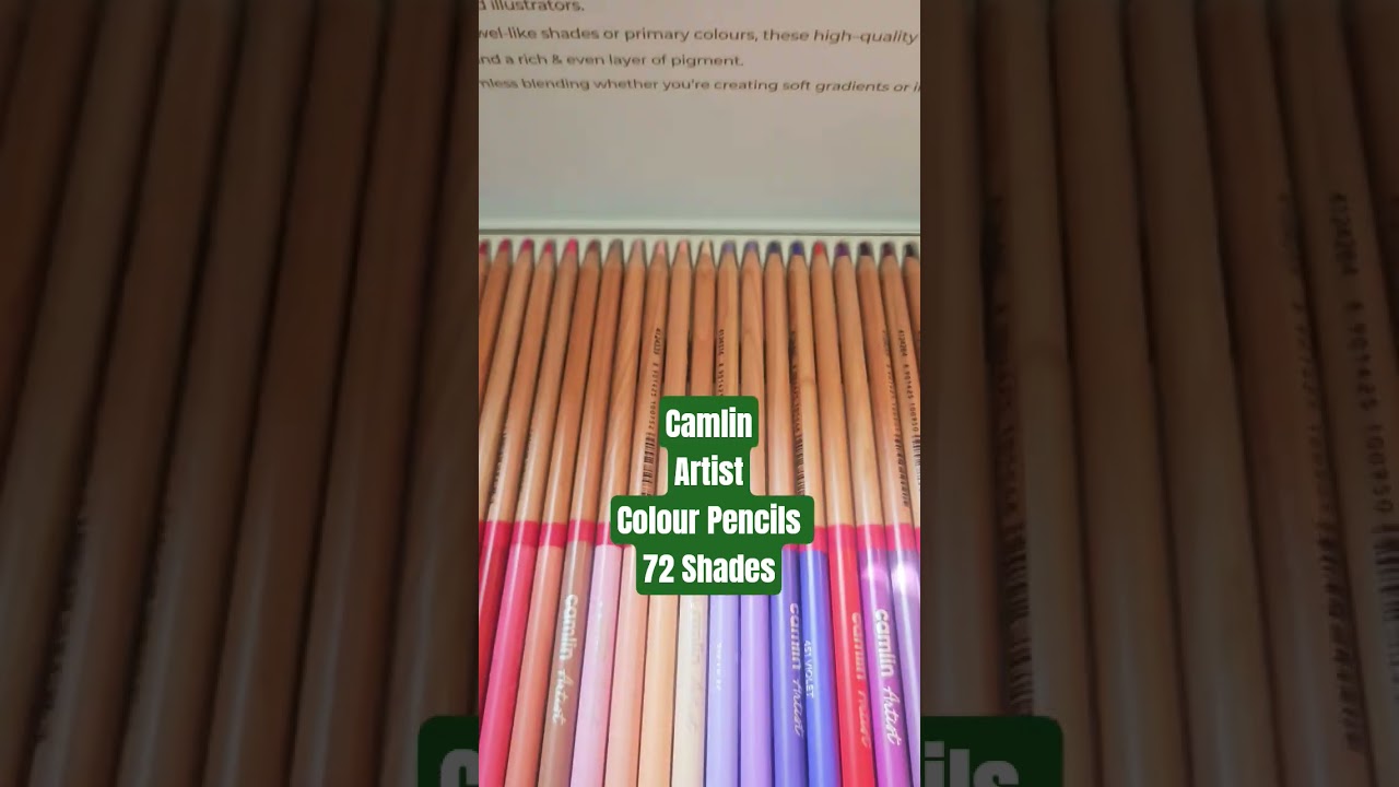 Camlin Artist  Colour Pencils 72 Shades 
