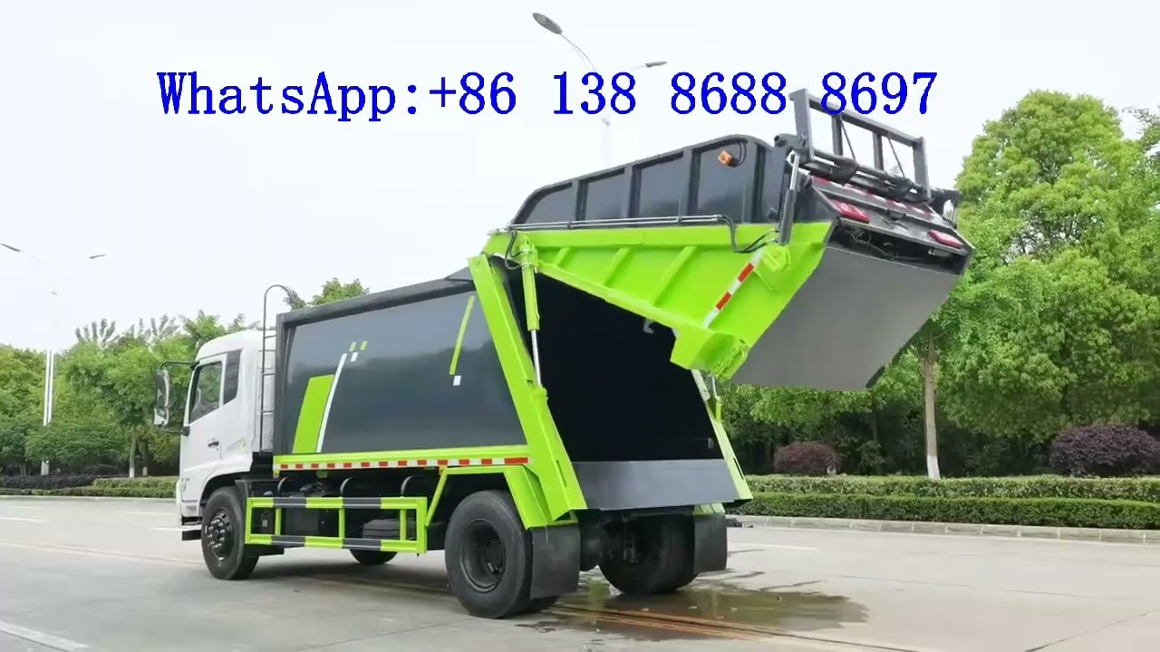 12 tons garbage compactor truck