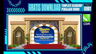 GRATIS DOWNLOAD BACKDROP PENGAJIAN UMUM #BACKDROP #BANNER #bannerpengajian