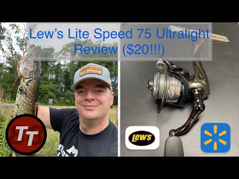 Lew's Lite Speed 75 Ultralight Reel Review ($20!!!) Walmart Exclusive! 