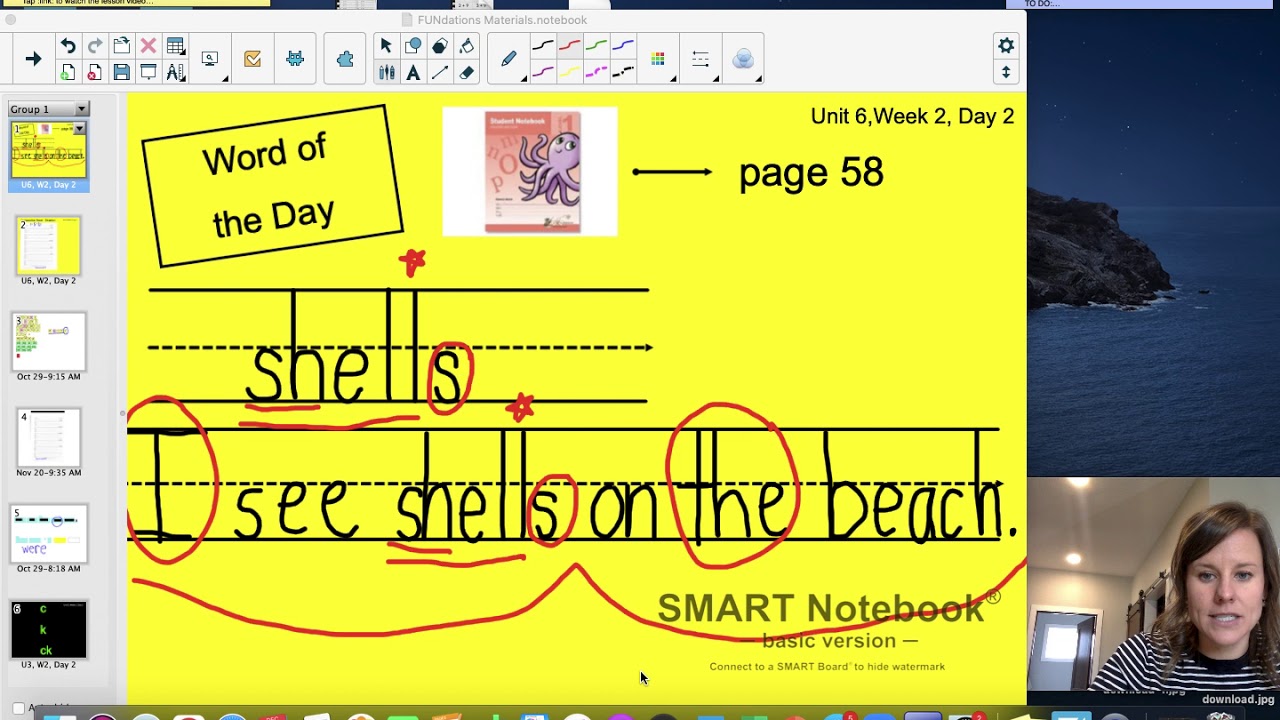 Fundations Level 1 Unit 6, Week 2, Day 2 - YouTube