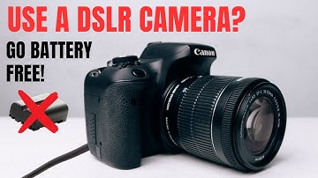 Go Battery Free With Your Camera - Use a Wired Dummy Battery