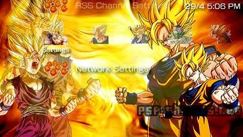 PSP Theme Anime Dragonball z_2 PSP-Themes.NET
