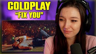 Coldplay  Fix You | FIRST TIME REACTION | (Live In São Paulo)