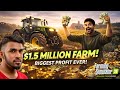 BIGGEST PROFIT EVER | 1.5 MILLION FARM ! |Farming Simulator 25 | @TechnoGamerzOfficial #farming