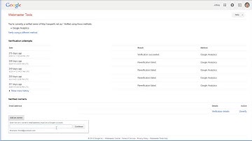 How To Add An Owner Account To Google Webmaster Tools