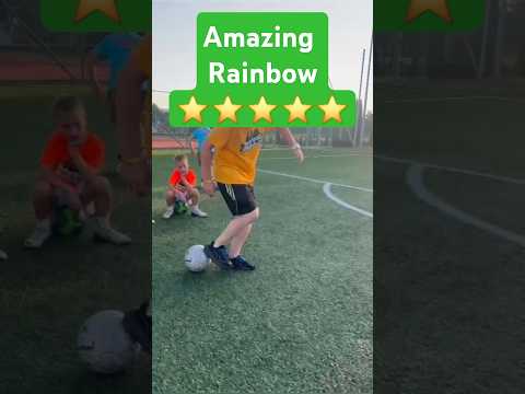 Back Heel ⭐️⭐️⭐️⭐️⭐️ The most beautiful Rainbow in the world 🎖 #trenerdryblingu #football #skills #