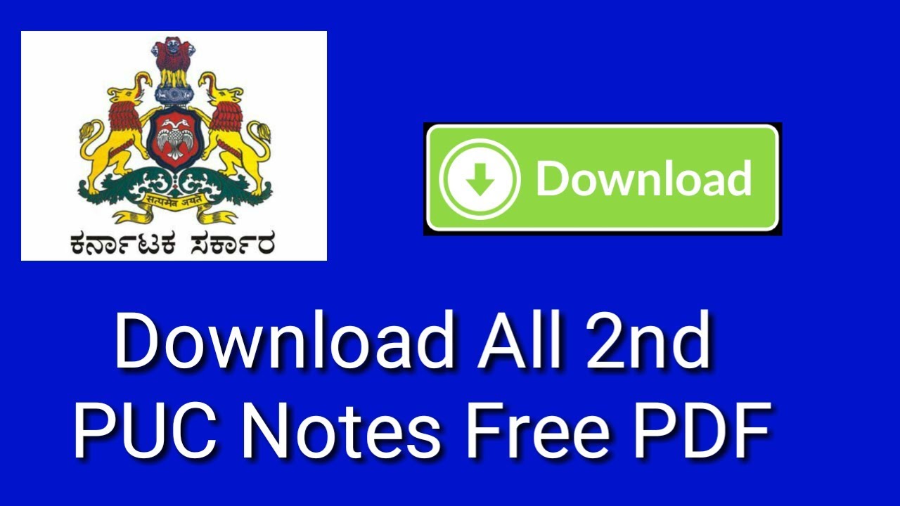 2nd puc english notes pdf download