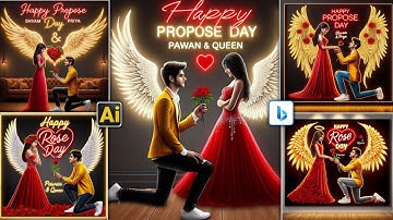 Propose Day Ai Photo Editing 2025 | Happy Propose Day Photo Editing | Insta Viral Ai Reel Editing ||