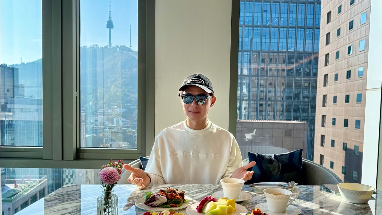 🥐首爾明洞艾美酒店行政酒廊早餐 Breakfast in the Club Lounge at Le Méridien Seoul, Myeongdong 韓國飯店行政貴賓廳一鏡到底開箱