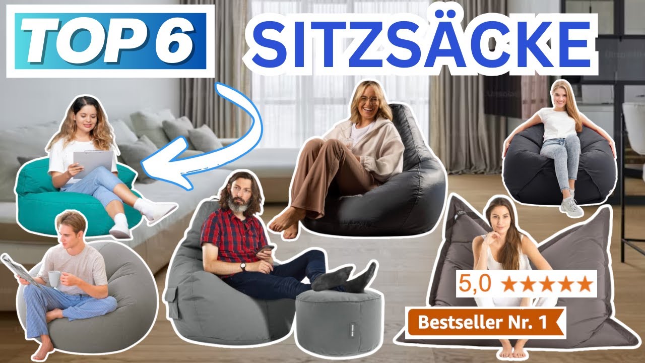 Beste SITZSÄCKE (Testsieger 2026) | Top 6 Sitzsäcke Vergleich