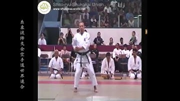 Yamada Haruyoshi sensei - Niipapou kata & Bunkai (Nipaipo) - Shito-ryu Shukokai Union