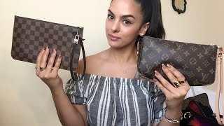 Louis Vuitton Pochette Accessory NM Vs Neverfull Pouch-what fits/uses 