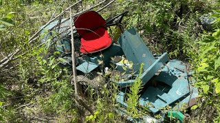 INDUSTRIAL DIESEL MOWER LEFT ROTTING IN A JUNKYARD FOR OVER 20 YEARS…. CAN WE SAVE IT??