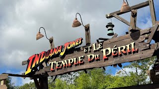 Indiana Jones And the Temple of Peril, Disneyland Paris - On Ride POV, Front Row Footage.