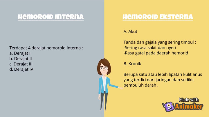 Hemoroid umumnya terjadi pada orang-orang yang sering