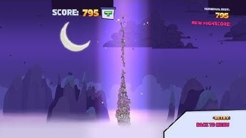 Tricky Towers survival endless 795 world record!