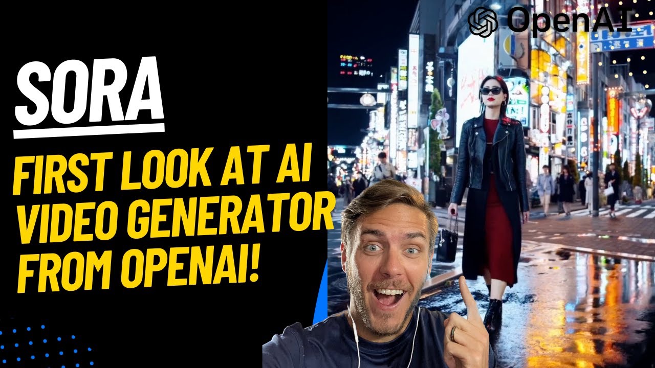 Sora by OpenAI: AI Text to Video | First Look 🎥 - YouTube