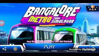 Bangalore Metro Train Simulator | Part 1| upto Collage Road Station | Virtual Gaming screenshot 4