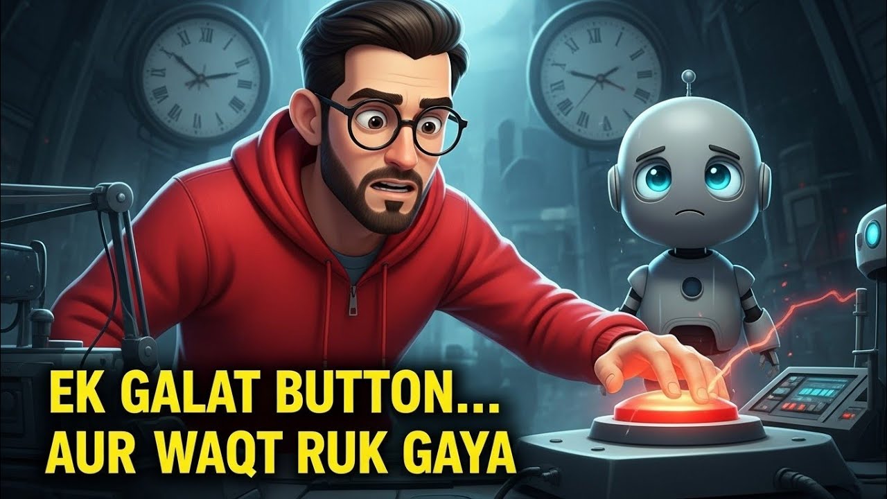“Ek Galat Button… Waqt Ruk Gaya! | Kadwa Sach Robot Ep-1”