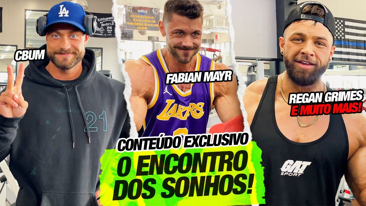 CBUM, FABIAN MAYR: Rude Boy com os melhores atletas do mundo!