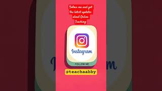 Stay connected with me beyond YouTube! 👉 Follow me on Instagram: @teachaabby