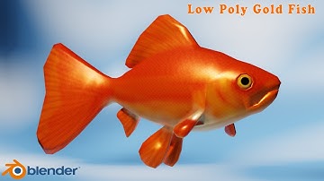 Low Poly Goldfish Modeling in Blender 2.93
