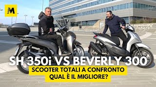 Honda SH 350i CONTRO Piaggio Beverly 300: gli scooter totali a confronto! || La comparativa