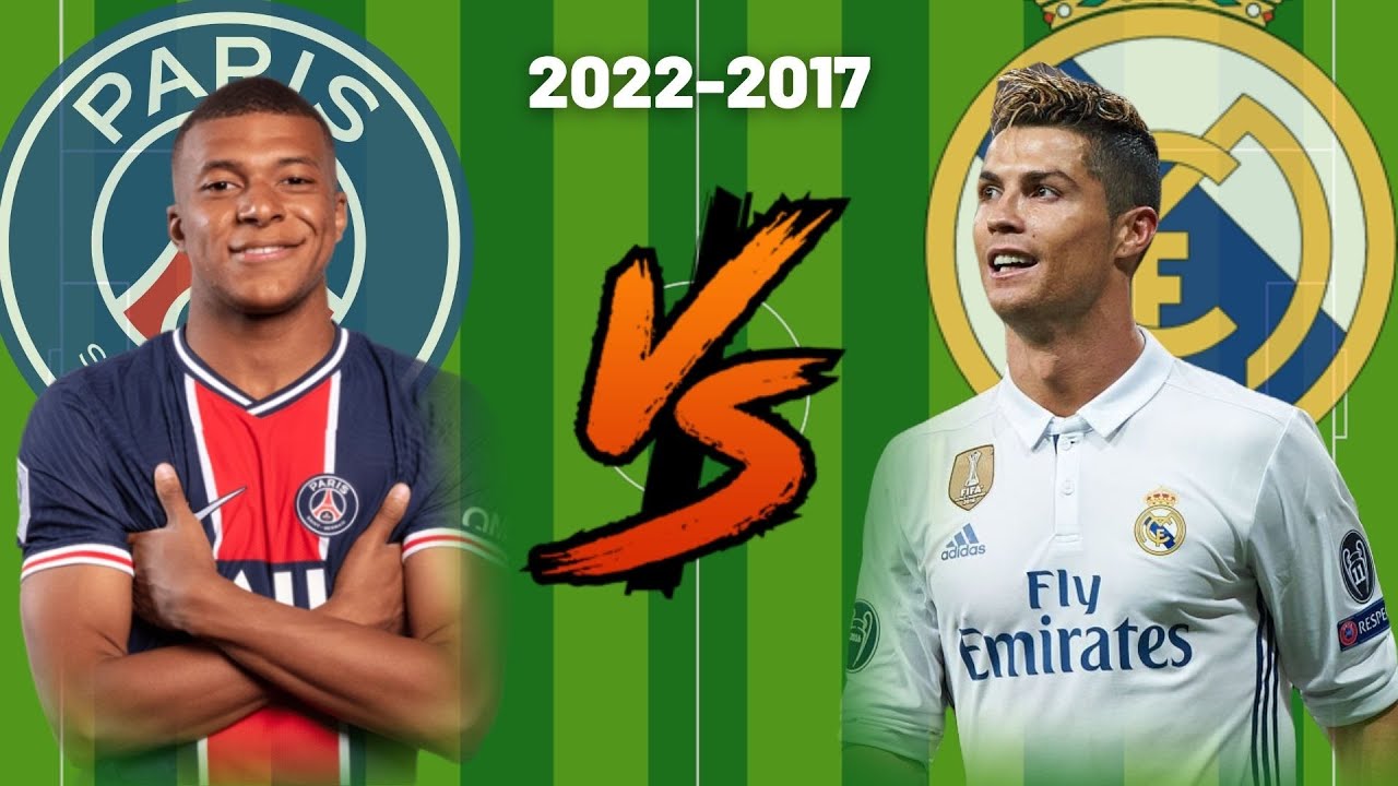 PSG Mbappe vs RM Ronaldo2022 2017